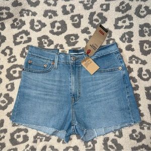 Levi’s High Rise Denim Shorts